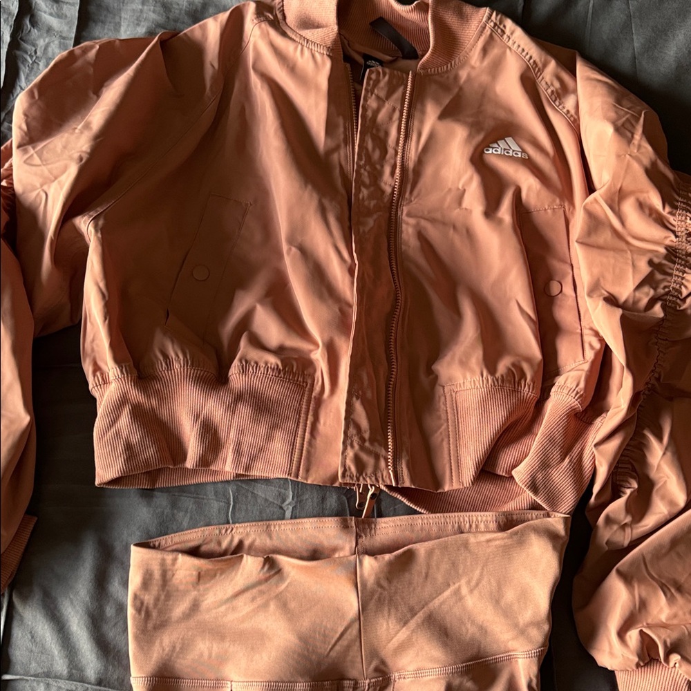 Adidas Women's Coral Bomber Jacket - Picture 4 of 4